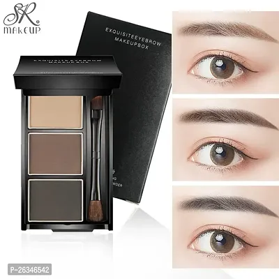 3 Colors Eyebrow palette LONG LASTING AND Waterproof