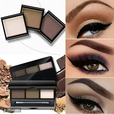 3 Colors Eyebrow palette LONG LASTING AND Waterproof-thumb0