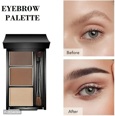 3 Colors Eyebrow palette LONG LASTING AND Waterproof-thumb0