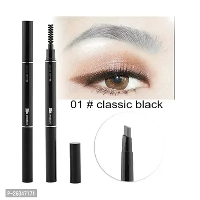 Eye Brow Pencil, With Spoolie, Long-lasting and Natural-looking Results, Define  Blend Brow Pencil, Natural Brown-thumb0