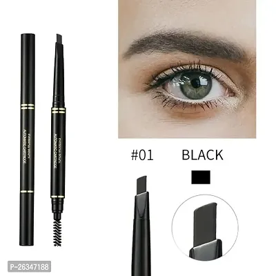 Eye Brow Pencil, With Spoolie, Long-lasting and Natural-looking Results, Define  Blend Brow Pencil, Natural Brown