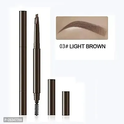 EyeBrow Pencil | Brown EyeBrow Pencil | Smudge Proof, Water Resistant | Vegan, Intense Look Smooth Application | Vitamin E And Argon Oil Formula Stimulates Hair Growth | Long Lasting| Built in spoolie-thumb0