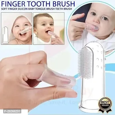 Silicone Baby Finger Toothbrush, Great for Massaging  Cleaning Gums, BPA-Free, Travel-Friendly Oral Care, Use Soft Brush For Kids  New Born Baby, Kids Finger Toothbrushe