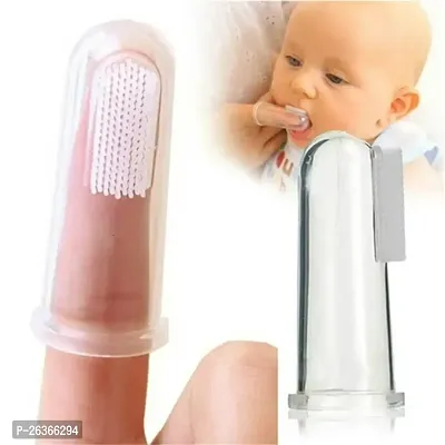 Silicone Baby Finger Toothbrush, Great for Massaging  Cleaning Gums, BPA-Free, Travel-Friendly Oral Care, Use Soft Brush For Kids  New Born Baby, Kids Finger Toothbrushe