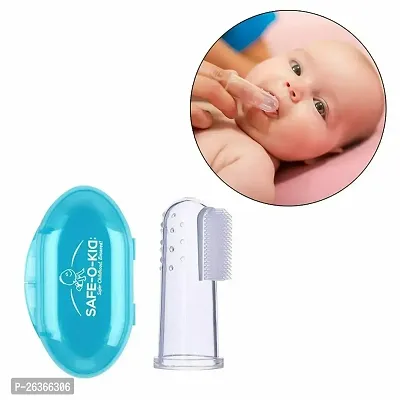 Silicone Baby Finger Toothbrush, Great for Massaging  Cleaning Gums, BPA-Free, Travel-Friendly Oral Care, Use Soft Brush For Kids  New Born Baby, Kids Finger Toothbrushe