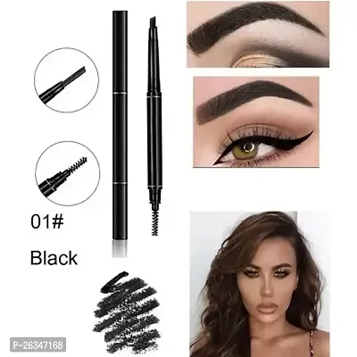 Eye Brow Pencil, With Spoolie, Long-lasting and Natural-looking Results, Define  Blend Brow Pencil, Natural Brown