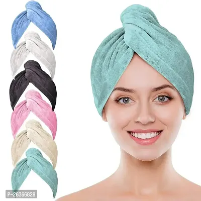 Hair Towel Wrap Absorbent Towel Hair-Drying Bathrobe Magic Hair Warp Towel Super Quick-Drying Microfiber 500 GSM Bath Towel Hair Dry Cap Sal