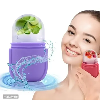 Ice Roller for Face, Puffy Eyes  Neck | Face Ice Roller for Face Massager | Silic-thumb0