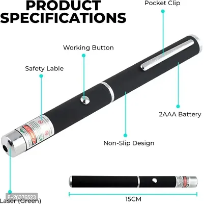 Laser Light USB Rechargeable Green Laser Pointer, 2000 Metres Laser Pointer High Power Pen, Cat Laser Toy, L-thumb0