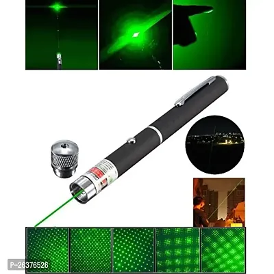 Laser Light USB Rechargeable Green Laser Pointer, 2000 Metres Laser Pointer High Power Pen, Cat Laser Toy, L