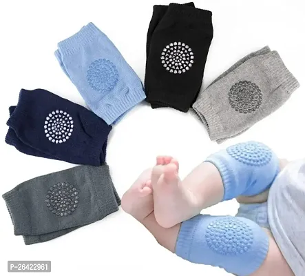 Unisex Baby Crawling Anti-Slip Knee Pads Toddler Knee Protectors Learn to Crawl Socks Leg Warmers-thumb0