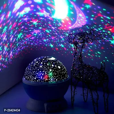 Projector Night Light lamp for Kids Bedroom Lights Stars Kid Room Sky Rotating Night Light Lamp Projector, Rotating Projector with Colors 360 Degree