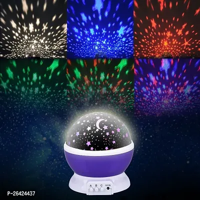 Projector Night Light lamp for Kids Bedroom Lights Stars Kid Room Sky Rotating Night Light Lamp Projector, Rotating Projector with Colors 360 Degree