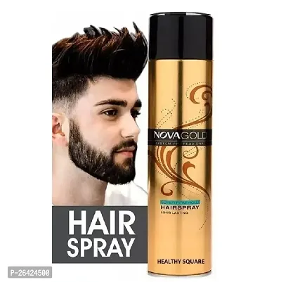 Water-based formulation Hair Spray For Hair Wigs And Patch | frizz-free | For Men  Women | Long Lasting | Hair setting/Fixing spray | Styling Spray-thumb0