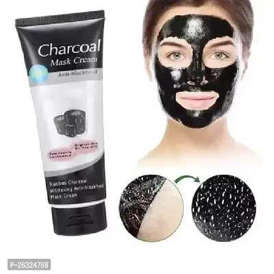 Charcoal Peel Off Mask for Men  Women | Removes Blackheads and Whiteheads | Active Cooling Effect | Deep Skin Purifying Cleansing (pack of 2)