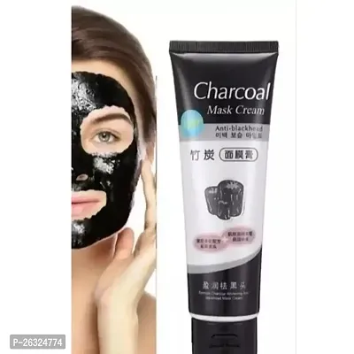 Charcoal Peel Off Mask for Men  Women | Removes Blackheads and Whiteheads | Active Cooling Effect | Deep Skin Purifying Cleansing (pack of 2)