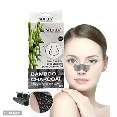 Blackhead Remover Strips, Deep Cleansing Face Nose Strips With Instant Pore Unclogging, Features C-Bond Technology, Oil-Free, for Pores, Pimples, all Skins, features Bamboo Charcoal, Pc10