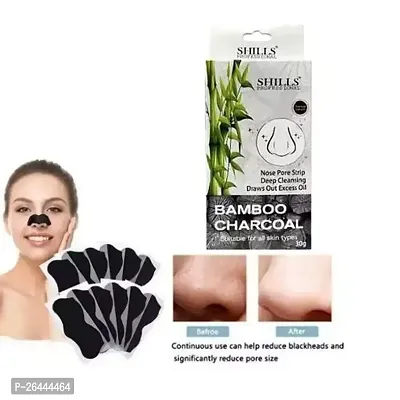 Blackhead Remover Strips, Deep Cleansing Face Nose Strips With Instant Pore Unclogging, Features C-Bond Technology, Oil-Free, for Pores, Pimples, all Skins, features Bamboo Charcoal, Pc10-thumb0