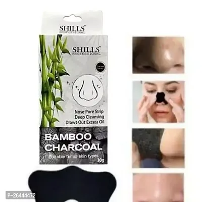 Blackhead Remover Strips, Deep Cleansing Face Nose Strips With Instant Pore Unclogging, Features C-Bond Technology, Oil-Free, for Pores, Pimples, all Skins, features Bamboo Charcoal, Pc10