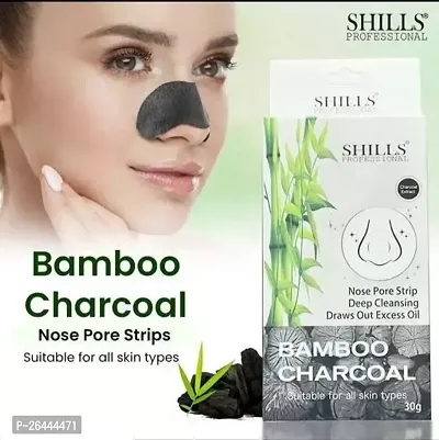 Blackhead Remover Strips, Deep Cleansing Face Nose Strips With Instant Pore Unclogging, Features C-Bond Technology, Oil-Free, for Pores, Pimples, all Skins, features Bamboo Charcoal, Pc10-thumb0