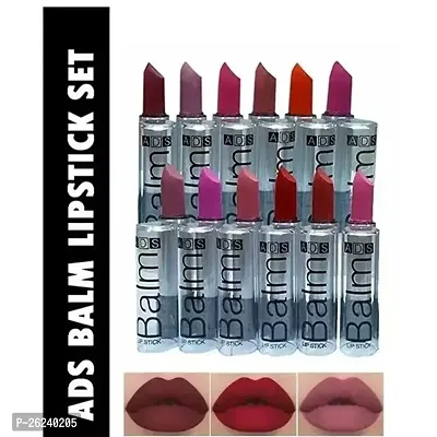 Combo Balm Matte Lipstick Set of 12-thumb0