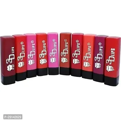 Long Lasting Waterproof Lipstick Combo - 10Pcs Mini Matte Lipsticks Set