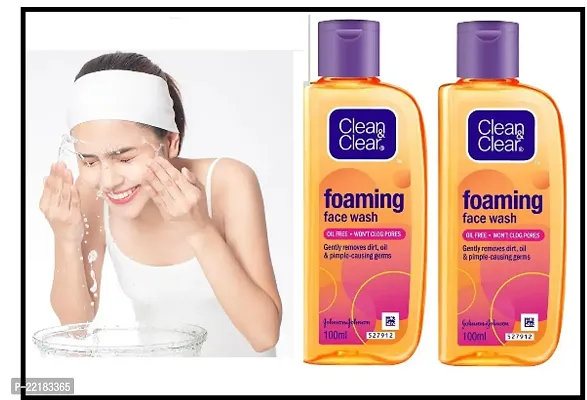 Clean And Clear Foaming  Face Wash Pack Of 2