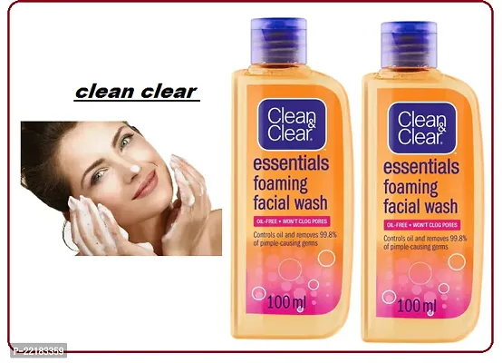 Clean And Clear Foaming  Face Wash Pack Of 2
