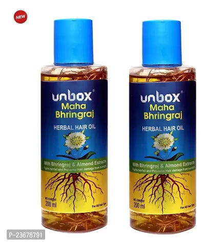 unbox maha bhrigraj hair oil p 2