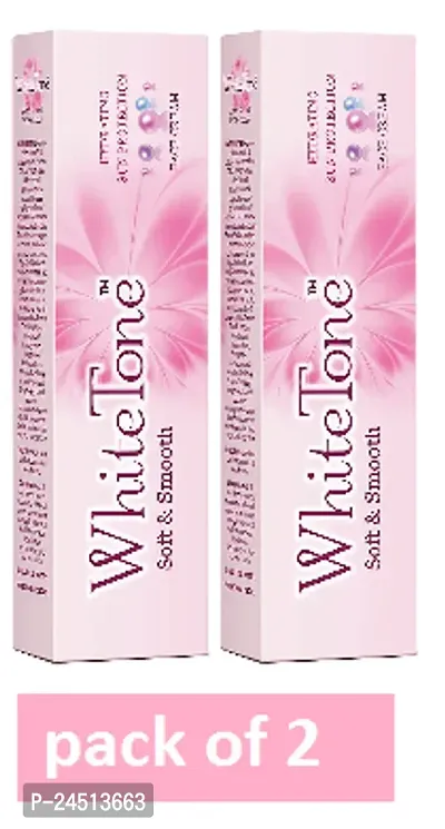 white tone soft   smooth face cream pack of 2-thumb0