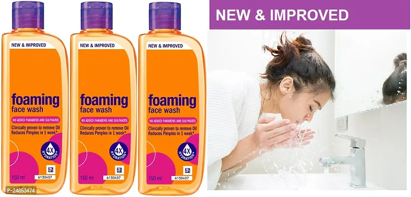 NEW FOAMING FACE WASH PACK OF 3