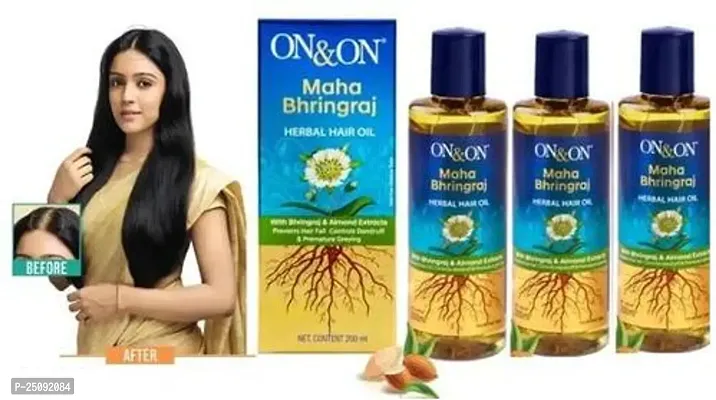 New on  on bhringraj hair oil pack of 3-thumb0
