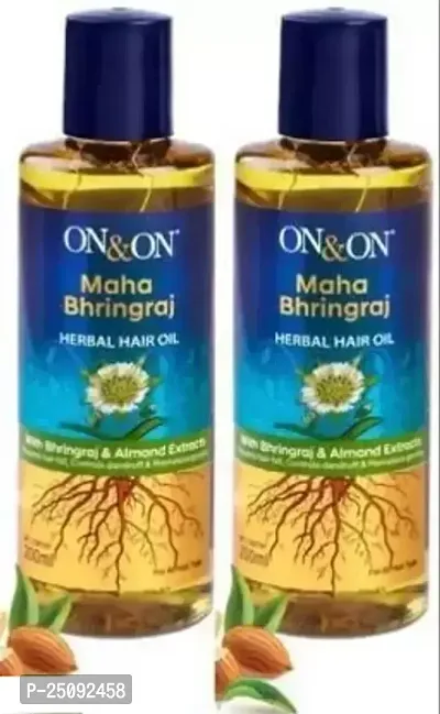 New on  on bhringraj hair oil pack of 2-thumb0