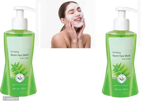 new neem face wash pack of 2