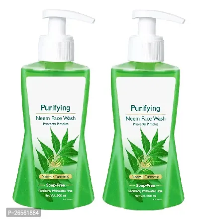 Natural Skin Care Face Wash 200 ml Pack of 2-thumb0