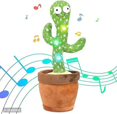 Dancing Cactus Baby Toys for Kids Talking Cactus Toys Can Sing Wriggle and Singing Recording Repeat What You Say Funny Education Toys for Children Playing Home Decor Items for Kids-thumb0