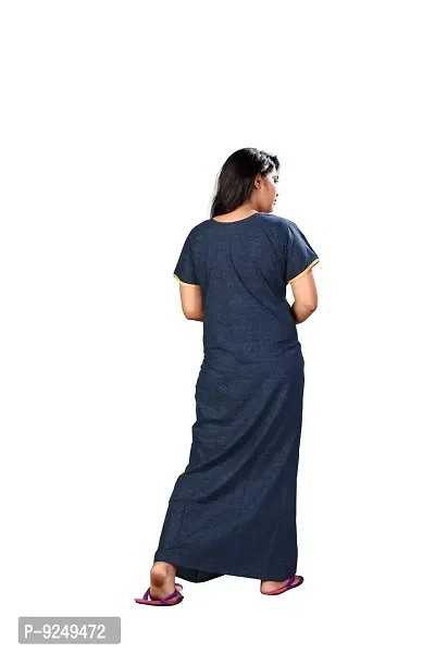 Buy BAILEY SELLS Women's Cotton Embroidered Maxi Night Gown