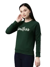 BAILEY SELLS Women's Cotton Fleece Round Neck Sweatshirt-thumb2