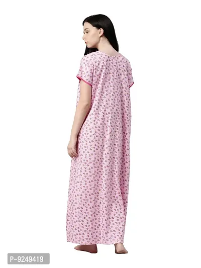 BAILEY SELLS Women's Cotton Floral Maxi Nightgown-thumb5