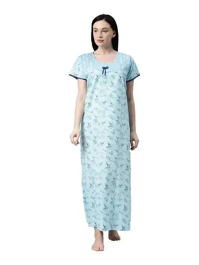 BAILEY SELLS Womens Cotton Maxi Nightgown