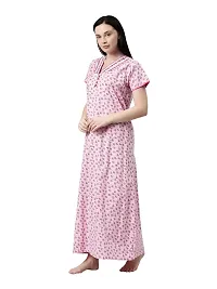 BAILEY SELLS Women's Cotton Floral Maxi Nightgown-thumb2