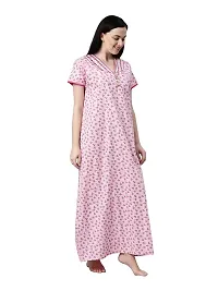 BAILEY SELLS Women's Cotton Floral Maxi Nightgown-thumb3