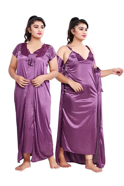 Hot Selling Satin sleep robes Women's Nightwear 