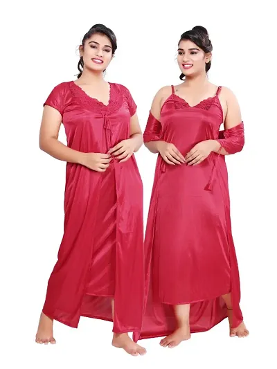 2-IN-1 Night Gowns With Robe