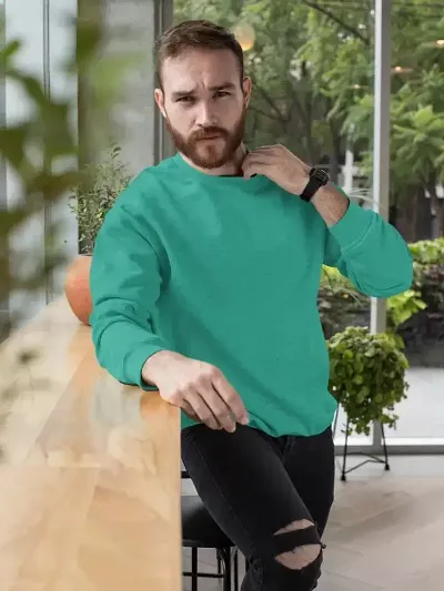 Fancy Fleece Solid Sweatshirt