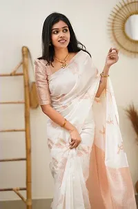 Classic Jacquard Saree with Blouse piece-thumb2