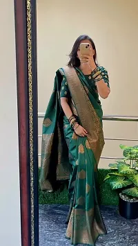 Classic Jacquard Saree with Blouse piece-thumb1