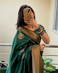 Classic Jacquard Saree with Blouse piece-thumb2