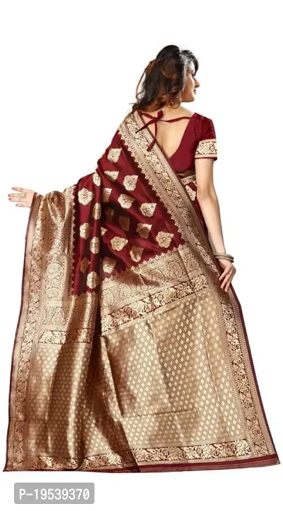 Classic Jacquard Saree with Blouse piece-thumb2