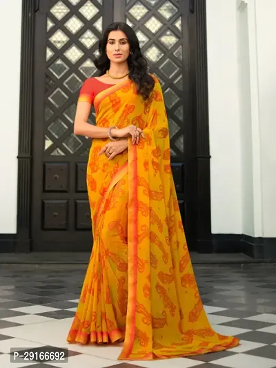 PURE GEORGETTE SILK SAREE